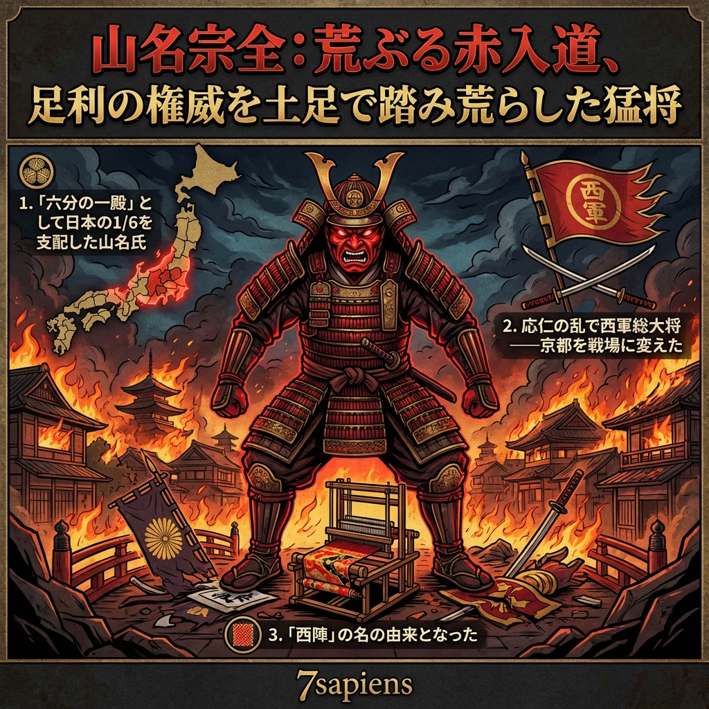 山名宗全：荒ぶる「赤入道」、足利の権威を土足で踏み荒らした猛将