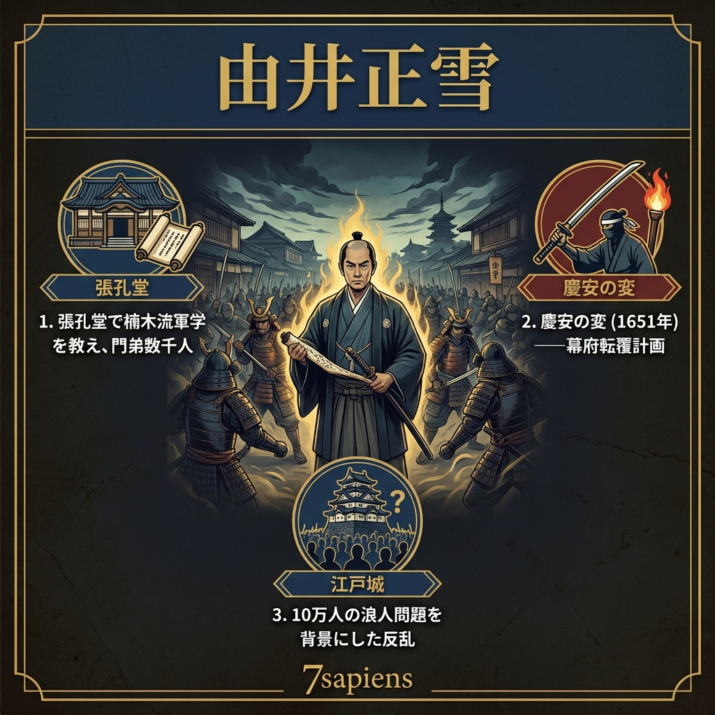 由井正雪：10万人の浪人を率いた「江戸のカリスマ」